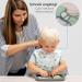 Miamia Baby Bibs Set with Sleeves - 5x BPA-Free Baby Bibs with Collecting Bowl & Velcro Fastener Oeko-Tex Standard 100 Tested Eco-Friendly Green - Perfect for Mess-Free Mealtime - Buy Online on GoSupps.com