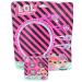 TDL L.O.L.Surprise gift set 4 rings + 4 hair tires + 4 hair clips - officially licensed - 4 around + 4 head bands + 4 hair clips - poison bundle