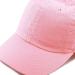 Kids Low Profile Cotton Denim Baseball Cap Hat - Light Pink | UPF 50+ | Ages 6-9 - Buy Online on GoSupps.com