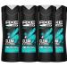AXE 2-in-1 Shampoo and Conditioner for Clean & Strong Hair Apollo all-in-one for men 473 ml (Pack of 4)