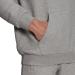 adidas Originals Men's Trefoil Essentials Hoodie - Medium Grey Heather - Buy Online on GoSupps.com