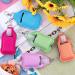Duufin 40 Piece Hand Sanitizer Keychain Holders Set - 20 Holder Bulk & 20 Empty Travel Bottles - Colorful Patternless Design - Buy Online on GoSupps.com