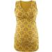 ZUMIY Maternity Nursing Top - Women's Cotton V Neck Double Layered Tank - M Black+Yellow Printing/2-Pk - Buy Online on GoSupps.com