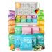 Waltz 7 original shower bombs 32 pieces of monthly aromatherapy wellness gift set for women men birthday present girlfriend mom dad gift box partner gift idea 32 pieces & 8 fragrances