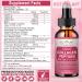 Liquid Collagen Peptides - Multi Collagen for Women Type I II III V X with Glucosamine MSM Hyaluronic Acid High Absorption Hydrolyzed Collagen Peptides Drops for Skin Hair Nail & Joint Non-GMO - Buy Online on GoSupps.com