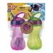Nuby 2-Pack Easy Grip Cups with Straw 10oz - Colors May Vary (Pack of 2) - Buy Online on GoSupps.com