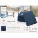 Zollner 10 Set Washing Gloves - Soft Dark Blue Washcloths with Hanger | Hotel Quality Washable up to 60 C - Best for eCommerce & International Shipping - Buy Online on GoSupps.com