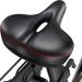 PeloFamily Wide Bike Seat Compatible with Peloton Bike & Bike Plus, Bike Seat Cushion for Comfort Wide, Bike Saddle Replacement for Women & Men, Padded Bicycle Seat, Accessory for Most Bikes 10.5" W Relaxed Comfy Rides