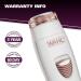 Wahl Clean & Smooth Ladies Rechargeable Facial Hair Electric Shaver for Women - Model 9865-2801 - Buy Online on GoSupps.com