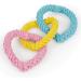Petface Little Dog Toy with Rope Hearts | Durable Chew Toy for Small Dogs | Shop Internationally - Buy Online on GoSupps.com