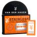 Van Der Hagen Stainless Steel Double Edge Razor Blades 5 Count (Pack of 3)