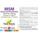 New Roots Herbal - MSM 100% Pure - 850 mg 180 Vegetable Capsules 180 count (Pack of 1) - Buy Online on GoSupps.com