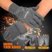 Winter Waterproof Thermal Gloves - Unisex Touch Screen Cold Weather Gloves for Workout, Running, Cycling - Grey, X-Large - Buy Online on GoSupps.com