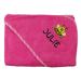 Wolimbo hooded towel personalized with name and motif - pink - 100x100 cm - for babies and children 100x100cm Pink