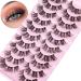 Cluster Lashes D Curl Russian Strip Lash Clusters 14MM 16MM 6D Volume Soft Pack - Buy Online on GoSupps.com