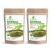 Organic Moringa Powder - 35.28 oz | Pack of 2 | USDA Organics Non-GMO Kosher Halal Moringa Olifera Powder - 100% Raw and Natural by OSR 17.64 Ounce (Pack of 2)