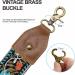 Purse Strap-2"Crazy Horse Leather Wide Shoulder Strap Adjustable Replacement Jacquard Embroidery Crossbody Bag Straps Retro Floral - Buy Online on GoSupps.com