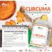 Turmeric Ginger and Black Pepper - 365 Vegan Capsules (1 Year) - 95% Turmeric - 720mg Turmeric per High Absorption Capsule - Made in Europe - Nu U Nutrition - Buy Online on GoSupps.com