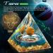 HuiJuKeJi Taurus Orgonite Pyramid - 12 Zodiac Constellations & Tiger Eye Crystal Birthstone for Energy Healing and Chakra Meditation - Buy Online on GoSupps.com