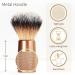 Bambaw Synthetic Shaving Brush Rose Gold - Vegan Brush for Razor Bumps, Ingrown Hair & Razor Burn Treatment - Buy Online on GoSupps.com