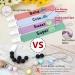 Personalized Pacifier Clips for Boys & Girls - Custom 2-Pack Cotton Fabric Baby Gifts - Gr n+Khaki - Buy Online on GoSupps.com