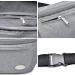 Entchin Premium Fashion Fanny Pack with 4-Zipper Pockets - Grey | Waist Pack for Hiking, Running, Travel, Cycling - Unisex - Buy Online on GoSupps.com
