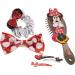 Disney Minnie Mouse Hair Accessories Box|Gift Set for Kids Girls|6 Pcs Including Hair Bow, Brush, Snap Clips|Ideal for Parties, Sleepovers|Ages 3 - Buy Online on GoSupps.com