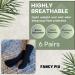 Shop Colorful Cotton Diabetic Socks for Men & Women - 6 Pairs Non-Binding Breathable Smooth Toe Seam - Buy Online on GoSupps.com