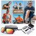 Rivbos RBS861 Polarized Sports Sunglasses for Men & Women - Lightweight UV400 Cycling Hiking Running Golf & Fishing Glasses - Buy Online on GoSupps.com