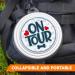 ON Tour Portable Foldable Drinking Bowl with Carabiner | Unique Pet Food Bowl for On-the-Go | Ideal for Travel & Outdoor Adventures - Buy Online on GoSupps.com