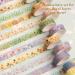 Gold Foil Flower Washi Tape Set - 50 Rolls Decorative Adhesive Tape for Scrapbooking and Journaling - Buy Online on GoSupps.com