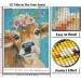 TINY FUN 5D Diamond Painting Kit - Cow Gem Art DIY for Adults & Kids - Full Drill Round Diamonds - Home Wall Decor Gift - 12x16inch - Buy Online on GoSupps.com