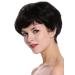 Buy WIG ME UP RGH-6994-HH-1B Human Hair Short Bob Wig - Black Wavy Ladies Wig with Combs | International Shipping Available - Buy Online on GoSupps.com