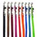 Elropet dog leash small dogs mini double linen 3/4/5 times adjustable 2m-5m 10mm (2.40m 3 times adjustable turquoise) 2.40m 3-way adjustable turquoise