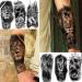 Realistic Black Animals Temporary Tattoos | 22 Sheets | Half Arm Sleeve | 3D Tribal Designs | Halloween Fake Tattoo Stickers - Buy Online on GoSupps.com