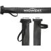 Midwest Outfitters Rod Socks - 6Pack Fishing Rod Sleeve Cover for Spinning Baitcaster Poles - Multiple Sizes and Colors Available - Black Baitcast 6'6 - 7'6 - Buy Online on GoSupps.com