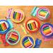 American Greetings Rainbow Party Supplies for Birthdays  Easter  Mother's Day  Father's Day  Graduation and All Occasions  Multicolor Paper Dinner Plates (50-Count) - Buy Online on GoSupps.com
