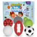 Bathletes 6pc Sporty Kids Bath Bombs Kit with Surprise Inside - Girls & Boys Bath Toys w/ 6 Sports Prizes - Perfect for Birthdays -Toddlers 3+