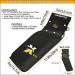 SUNYA Archery Hip Arrow Quiver with Belt - 3 Arrow Tube Holder & Storage Pockets - Nylon Material Field Quiver - Black Left - Buy Online on GoSupps.com