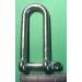 Stainless Steel 316 Long D Shackle 3/8 (10mm) - Marine Grade - Buy Online on GoSupps.com