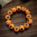 VSILAY LIANXUE Halloween Wood Pearl Bracelet - Fashionable Wrist Jewelry for Women & Girls | Perfect for Horror Parties with Pumpkin & Spider Web Design - Buy Online on GoSupps.com