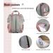 NEVEQ Babilation Wicking Pack | Large Capacity Multi-Compartment Travel Backpack for Diapers | Waterproof Baby Bag with Fan & Flasher - Gray & Pink - Buy Online on GoSupps.com