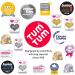 TUM TUM Flip Top Kids Water Bottle 400ml - BPA Free with Straw - Scruff the Dog Design - Buy Online on GoSupps.com