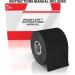 Nordic Lifting Kinesiology Tape - Pro Sports & Athletic Taping for Knee, Shin Splints, Shoulder and Muscle - 2 X 16.4' Uncut Roll (Black) - Buy Online on GoSupps.com