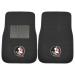 FANMATS 10354 Florida State Seminoles 2-Piece Embroidered Team Logo Car Mat Set, Front Row Automotive Floor Mats