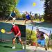 Yellow Outdoor Pickleball Balls 6-Pack - High Bounce & Durable with 40 Holes - Ideal for All Pickleball Paddles - Includes Carry Bag & Handle Straps - Buy Online on GoSupps.com