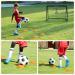 SONGMICS Portable Soccer Goal with Target, Training Cones - 4 x 3 ft - Ideal for Backyard, Park, Garden, Beach - Quick Assembly - Buy Online on GoSupps.com