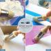 Small Chalk and Wax Brush Set - 2 Brushes Stencil Kit for Furniture Craft Projects - Buy Online on GoSupps.com