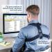 Persanna Posture Corrector Back Brace for Women and Men - Upper Back Support for Shoulder & Neck Pain - Adjustable Straightener for Scoliosis & Kyphosis - Thoracic Spine Trainer - Buy Online on GoSupps.com