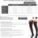 Truform Sheer Compression Stockings for Women - 8-15 mmHg Thigh High Black Medium (Pack of 2) - International Shipping Available - Buy Online on GoSupps.com